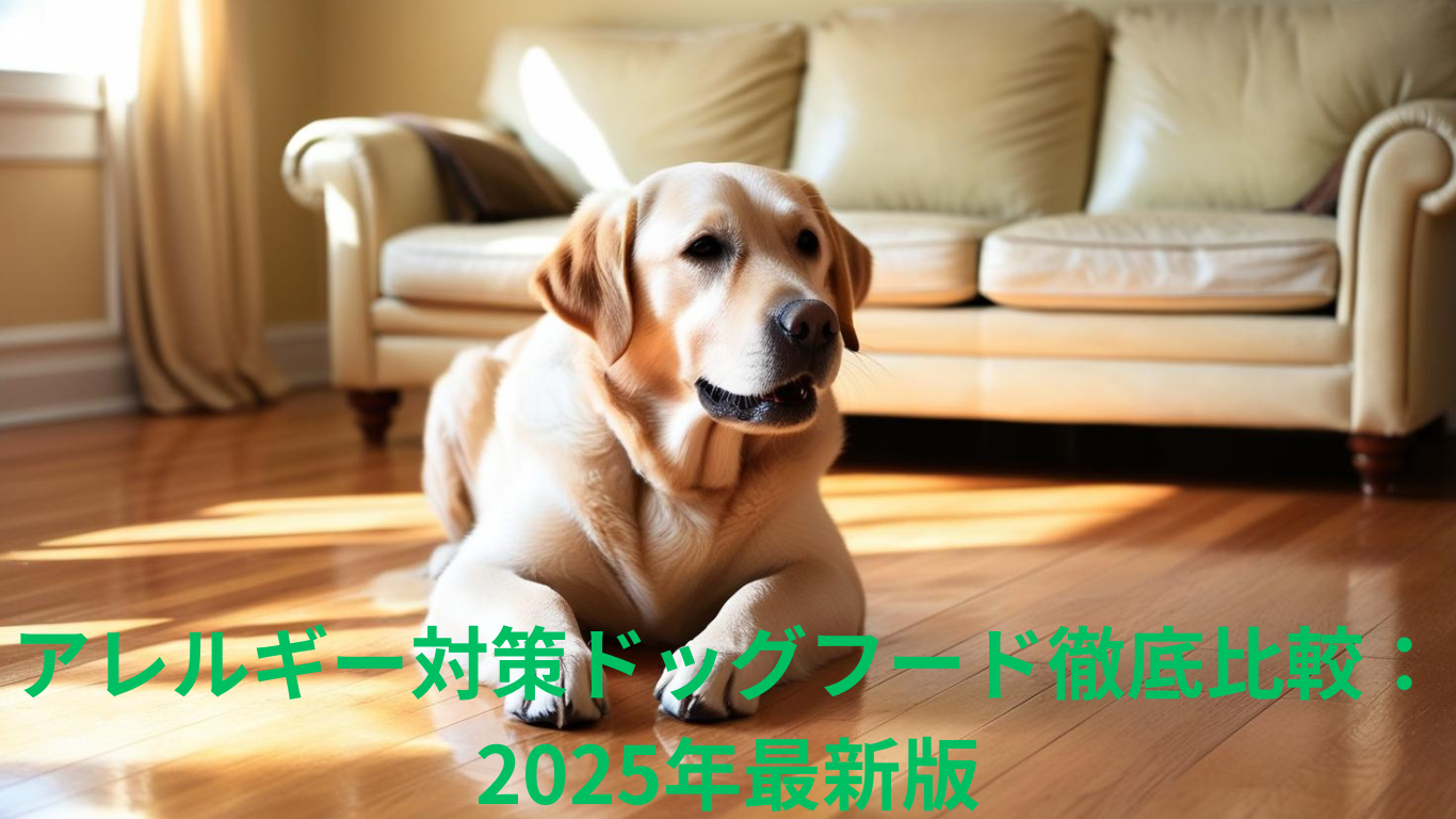 アレルギー対策ドッグフード徹底比較：2025年最新版