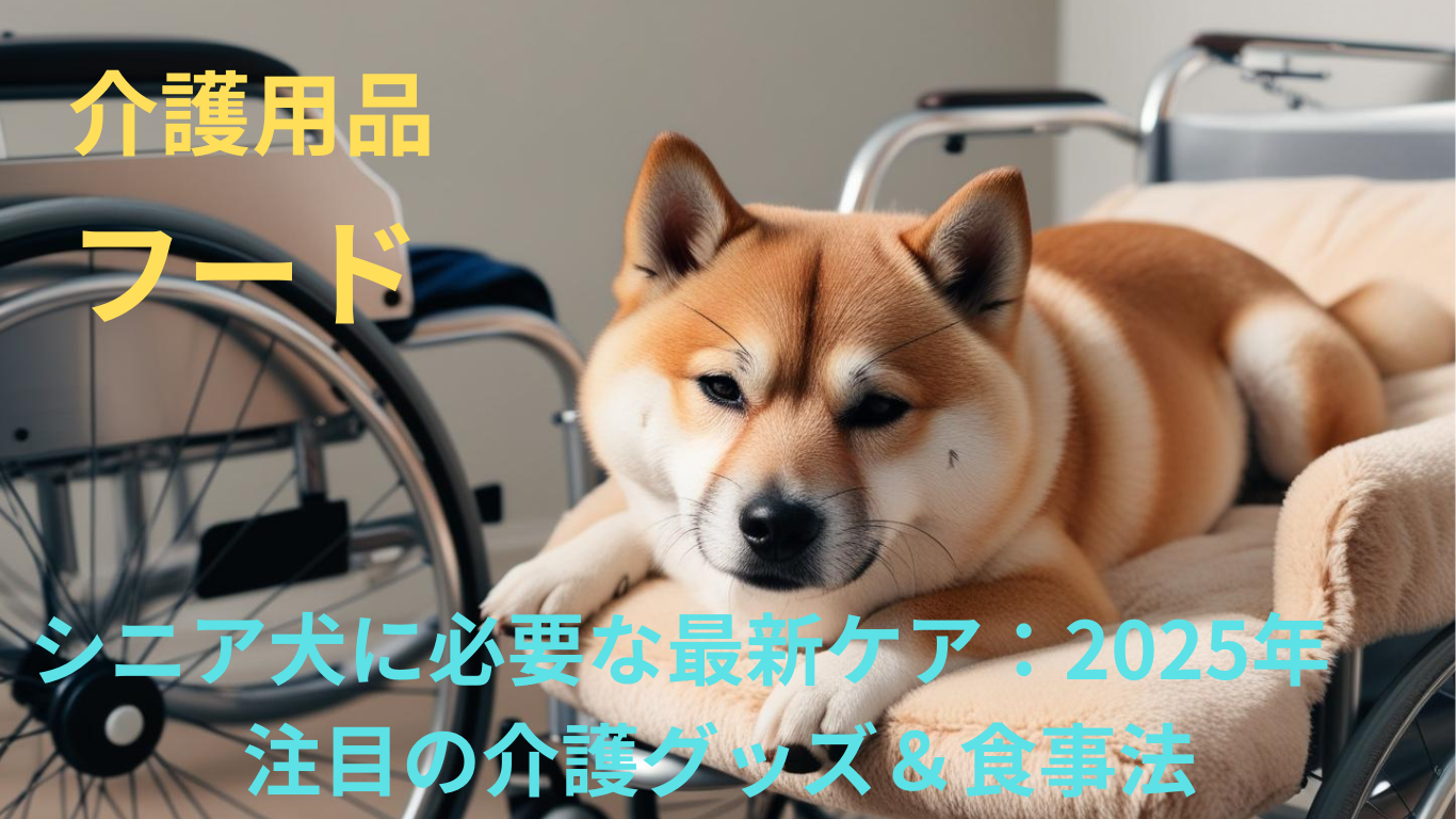 シニア犬に必要な最新ケア：2025年注目の介護グッズ＆食事法