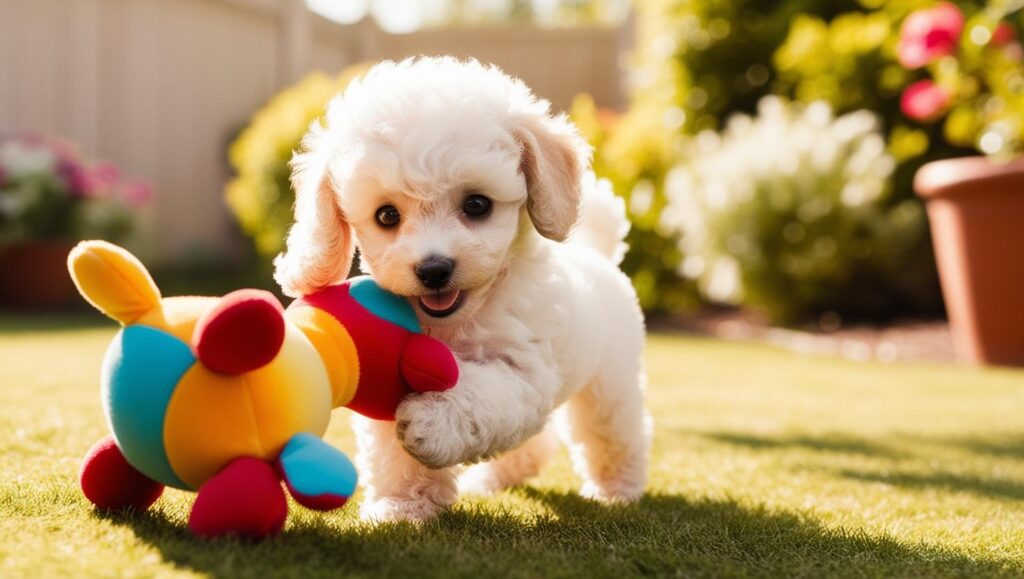 子犬が激しく噛む
