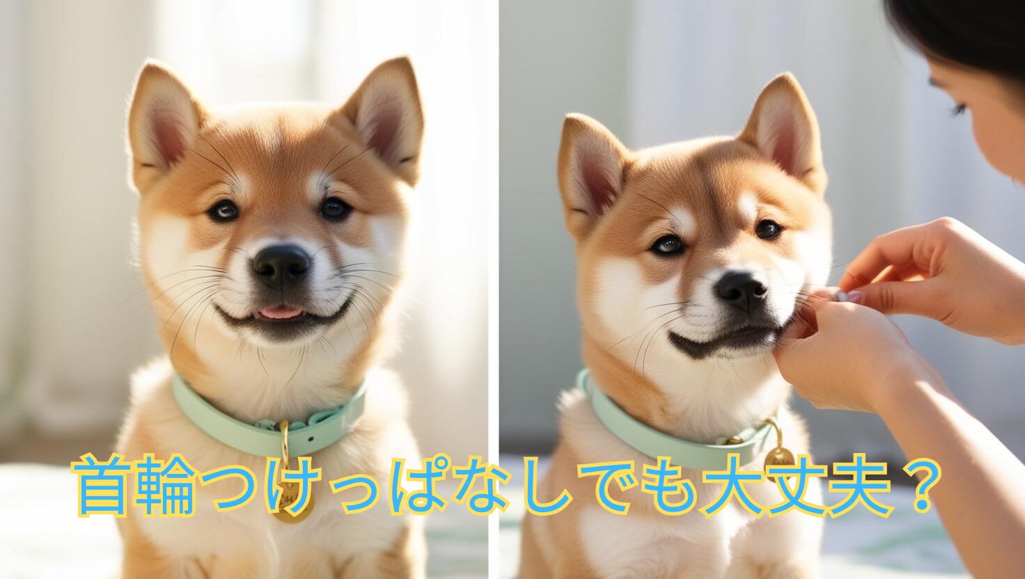 首輪をつけっぱなしでも大丈夫？